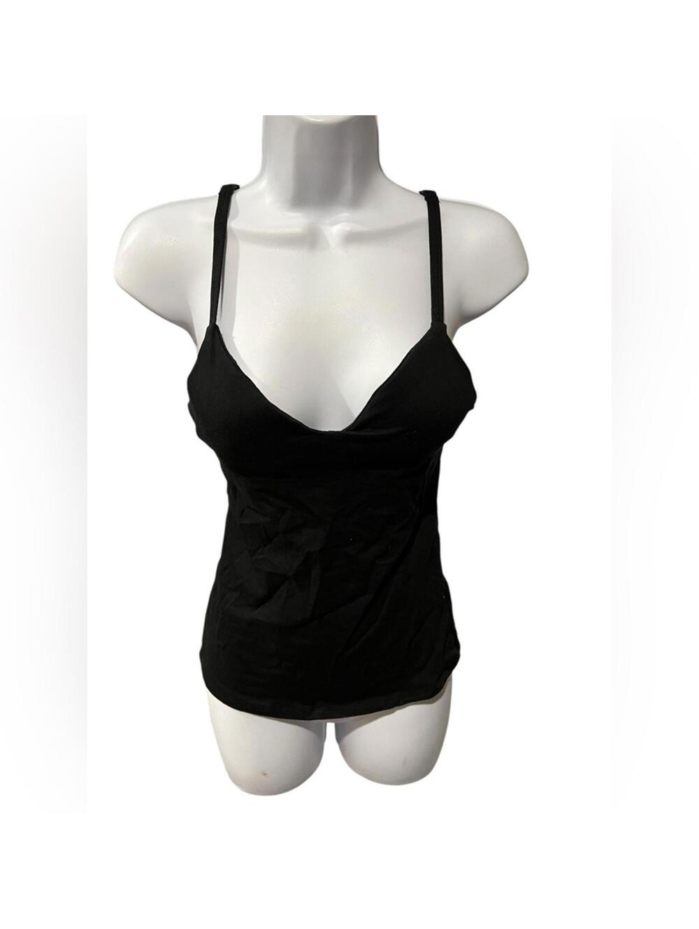 Papaya Black Spaghetti Strap Cami Tank Top – Size medium
